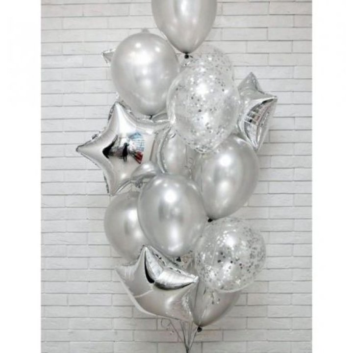 Фонтан шаров "Сильвер мун" в Севастополи