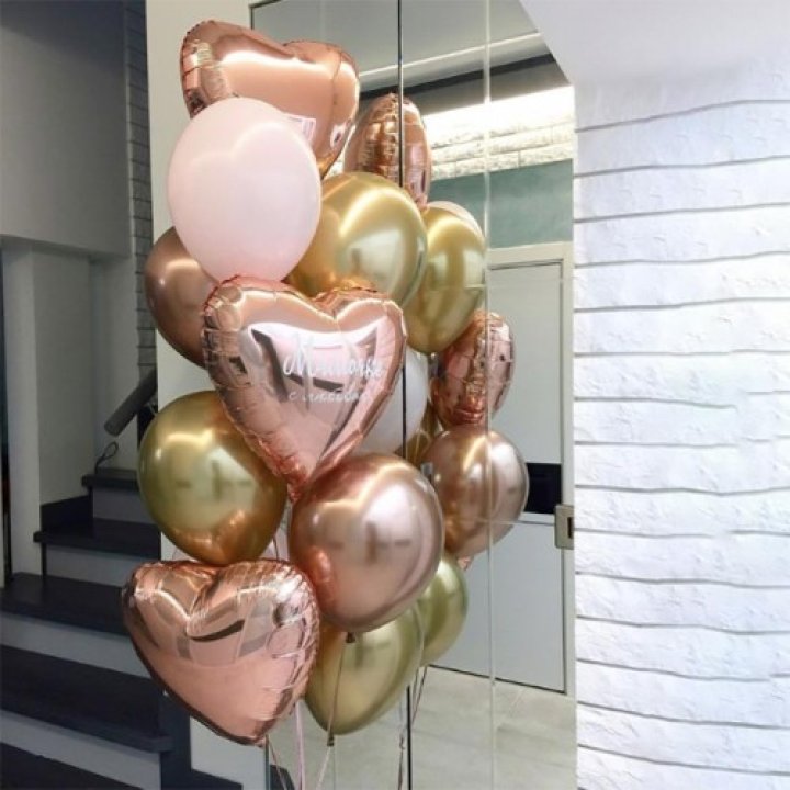 Фонтан шаров "От сердечка" в Севастополи