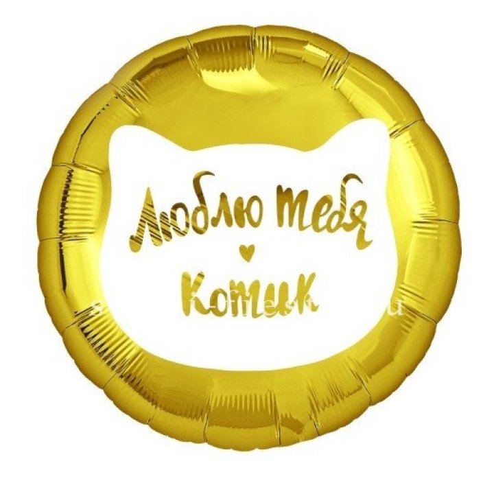 Фольгированный шар "Люблю тебя, Котик" в Севастополи