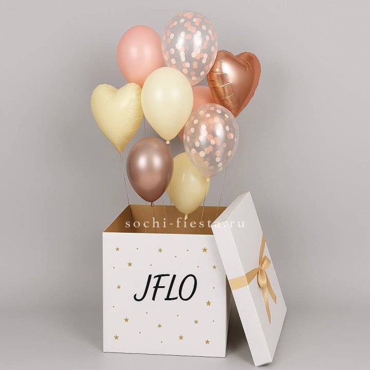 Коробка-сюрприз с шарами №2 в Севастополи