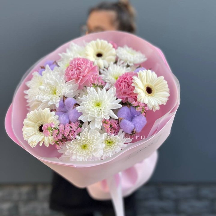 Букет цветов "Пинк спринг" в Севастополи