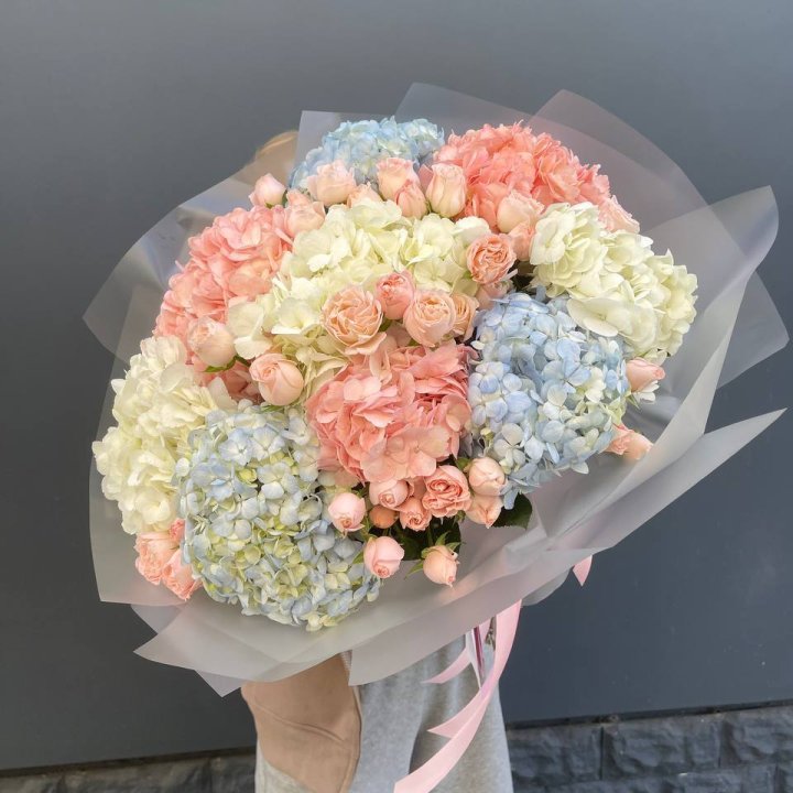 Дуо гортензии и бомбастик в Севастополи