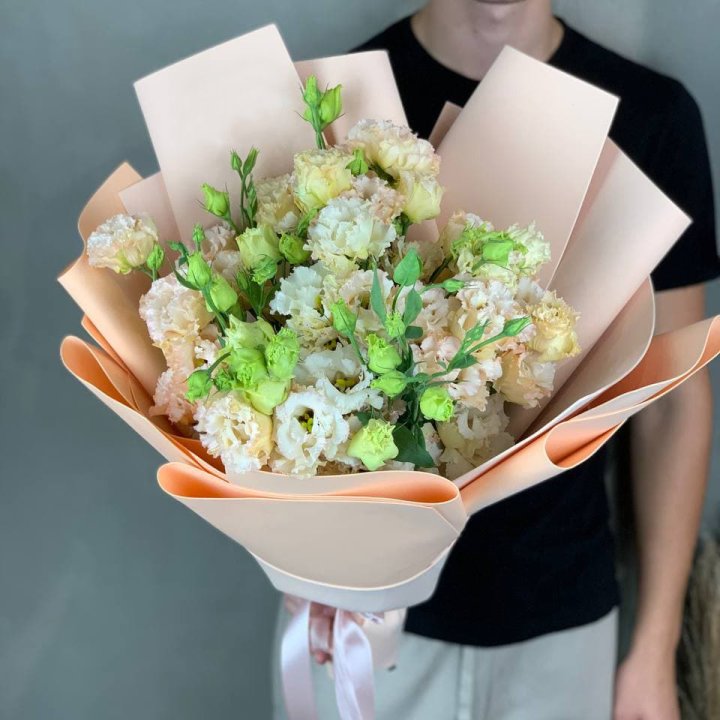 Букет эустом "Крем" в Севастополи