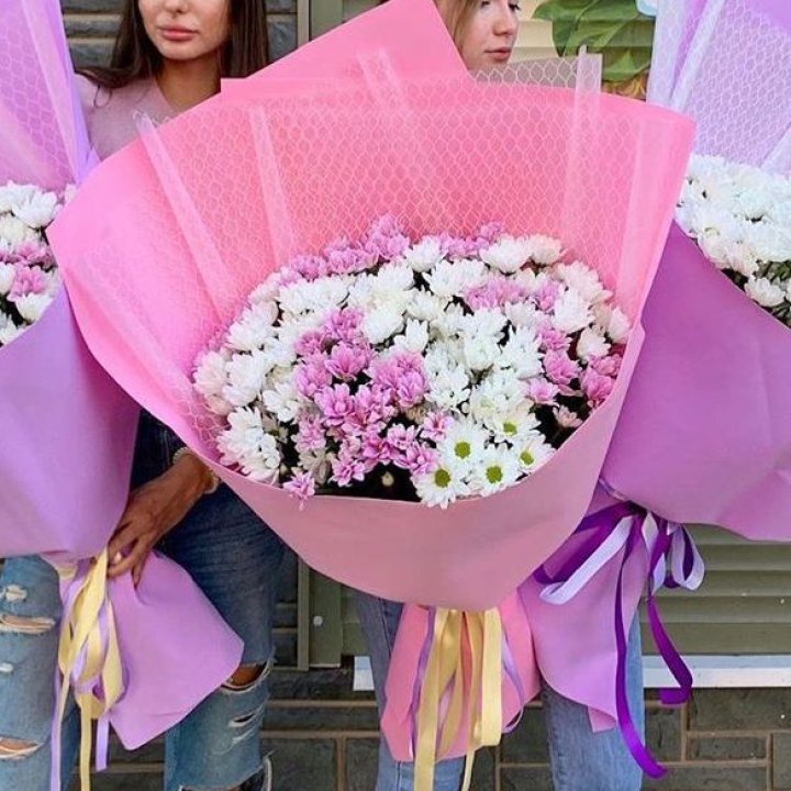 Букет хризантем №3 в Севастополи