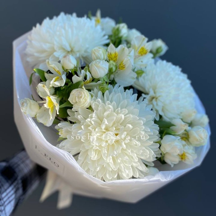 Букет из хризантем "Миранда" в Севастополи