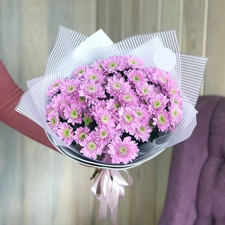 Букет розовых хризантем в Севастополи