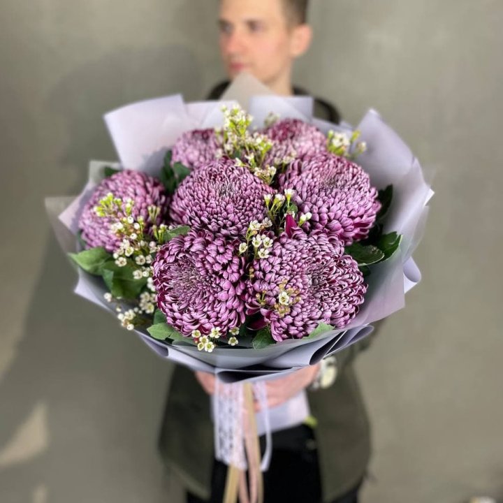 Букет хризантем "Палермо" в Севастополи