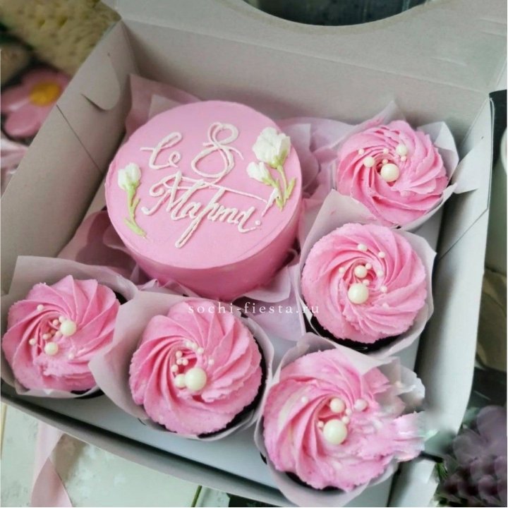 Капкейки и бенто-торт "8 марта!" в Севастополи