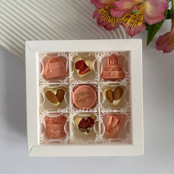 Конфеты из шоколада День Рождение в Севастополи