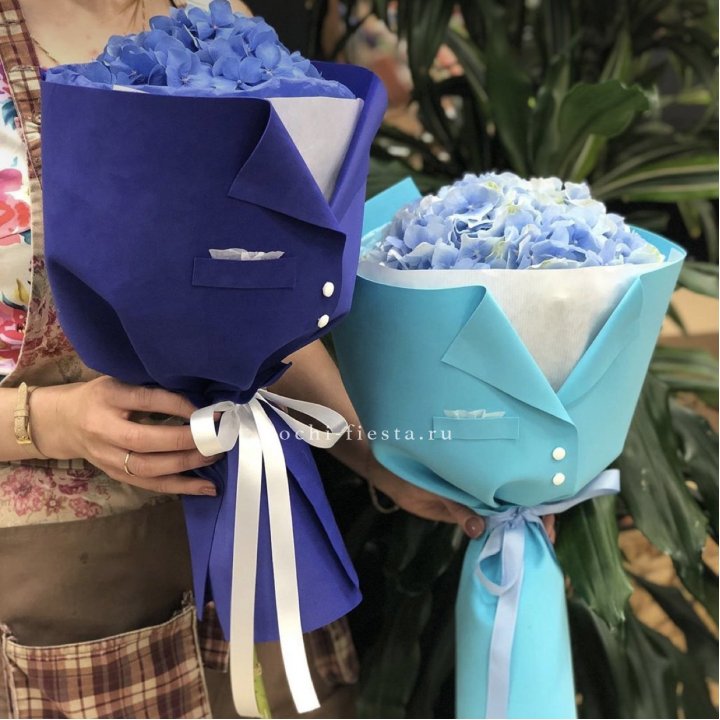 Букет с гортензией с пиджаком в Севастополи