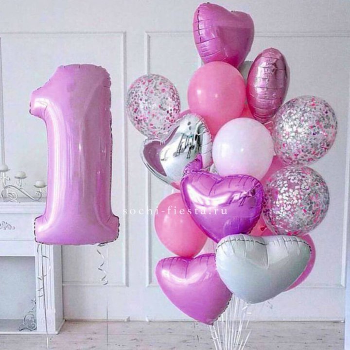Набор шаров "С днем рождения" в Севастополи
