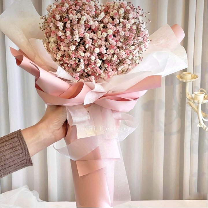 Сердце из гипсофилы  в Севастополи