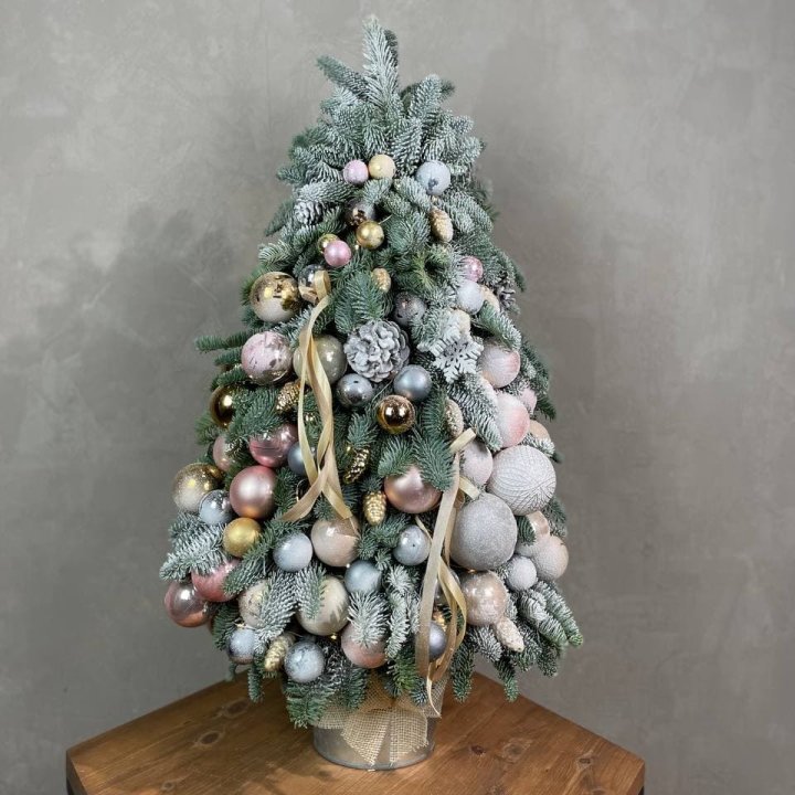 Новогодняя ёлка из веток датского нобилиса в Севастополи