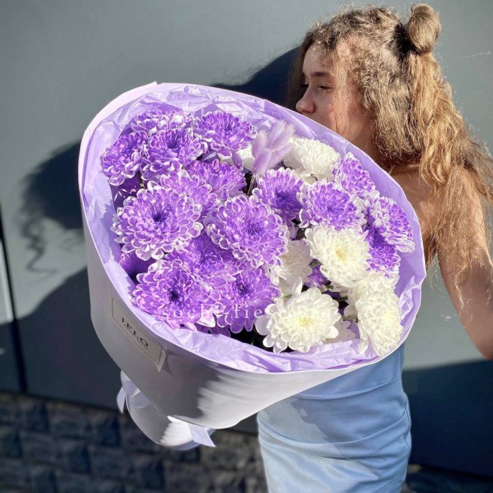  Букет хризантем "Сирена" в Севастополи