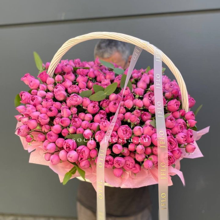 Корзина роз Мисти Баблс 101 в Севастополи