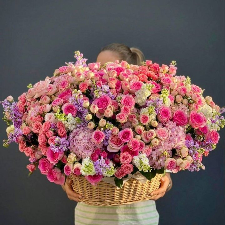 Цветочная корзина гигант №5 в Севастополи