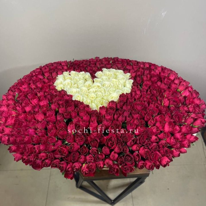 501 роза в корзине в Севастополи