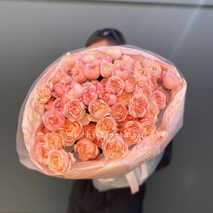 Букет из 21 пионовидной розы Джульетта в Севастополи