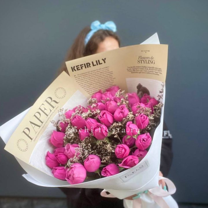 Пионовидные розы баблс №3 в Севастополи