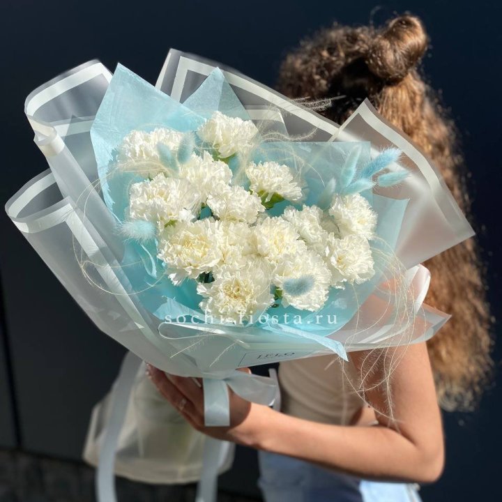 Воздушный букет из диантусов  в Севастополи