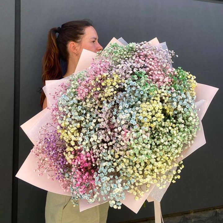 Пышный букет из гипсофил  в Севастополи