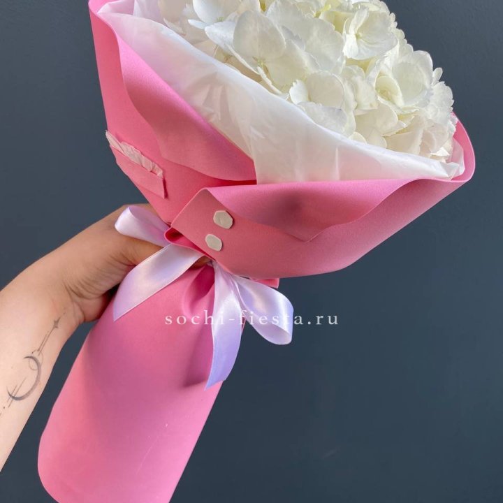 Гортензия в розовом пиджаке в Севастополи