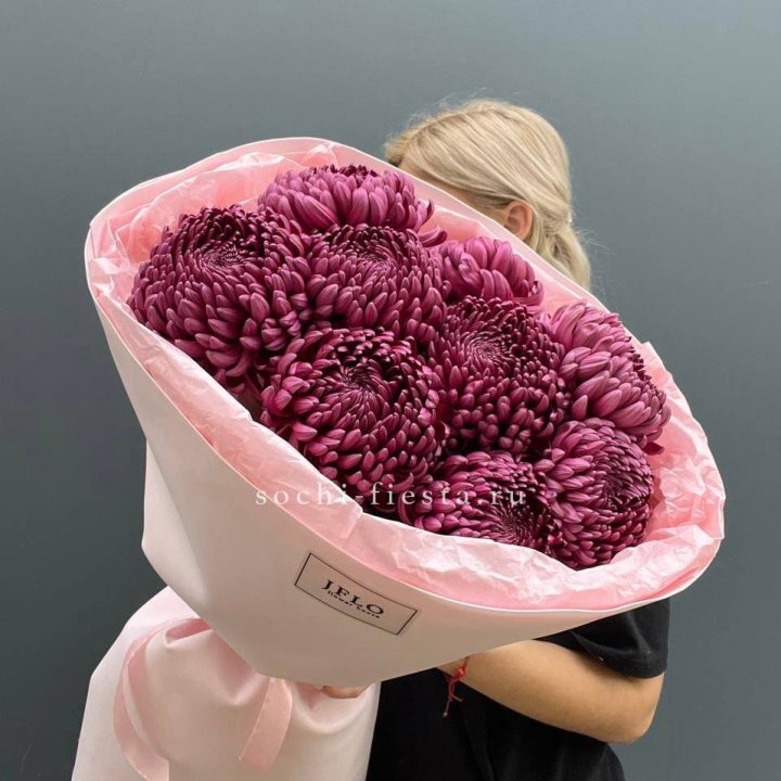 9 хризантем бигуди в Севастополи