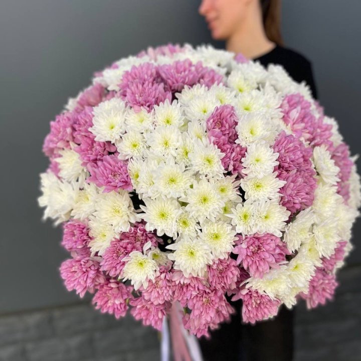  Букет 25 хризантем микс в Севастополи