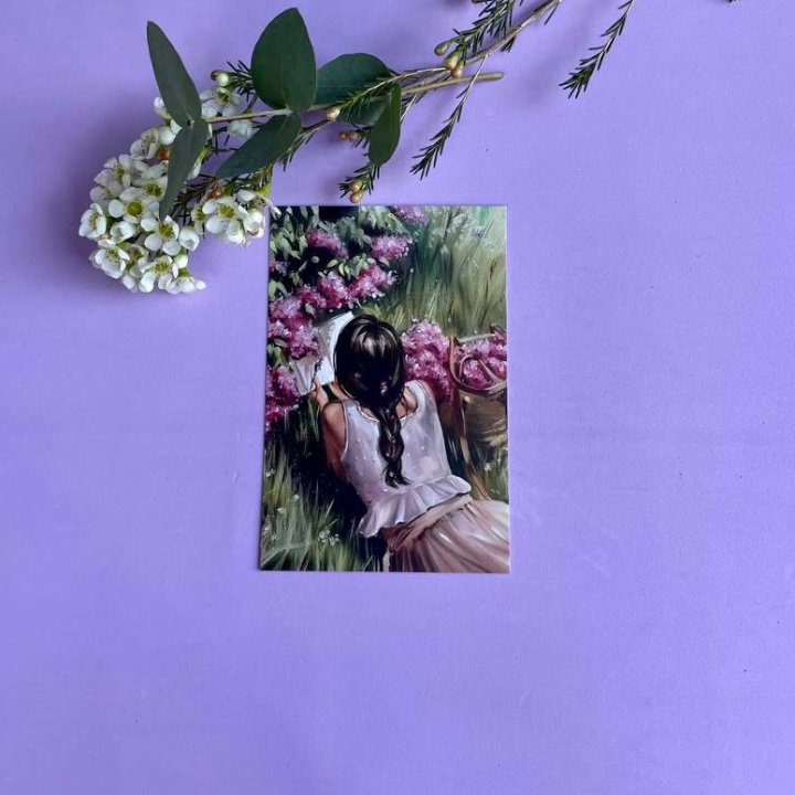 Открытка к букету "Среди пионов" в Севастополи