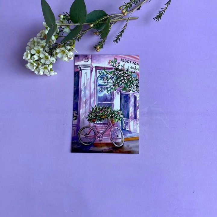 Открытка к букету "Розовый" в Севастополи