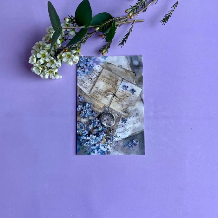 Открытка к букету "Время" в Севастополи