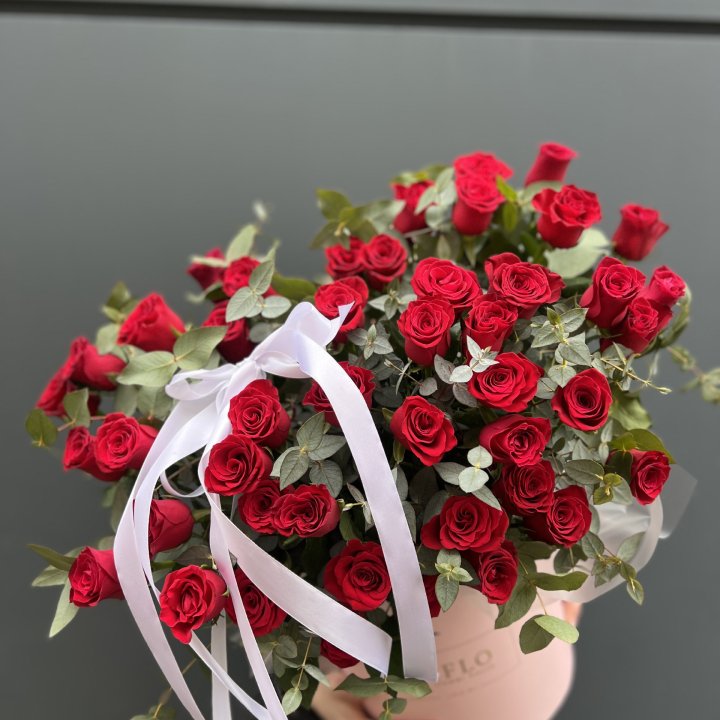 45 Красных роз в боксе "Сеньёрита" в Севастополи