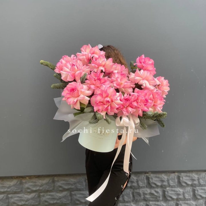 Бокс из 15 французских роз в Севастополи