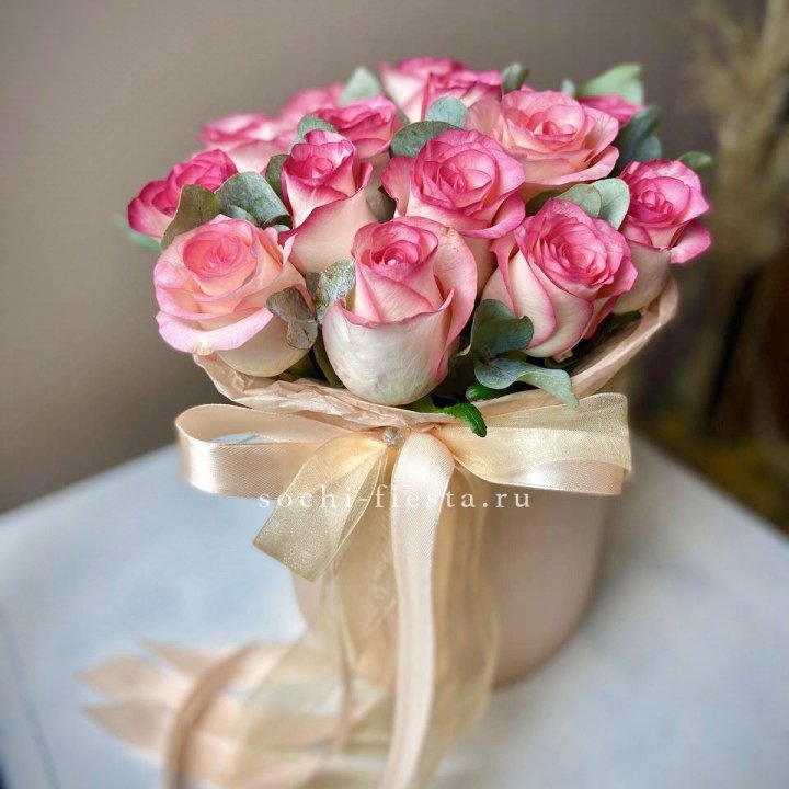 19 Роз Джумилия в коробке в Севастополи