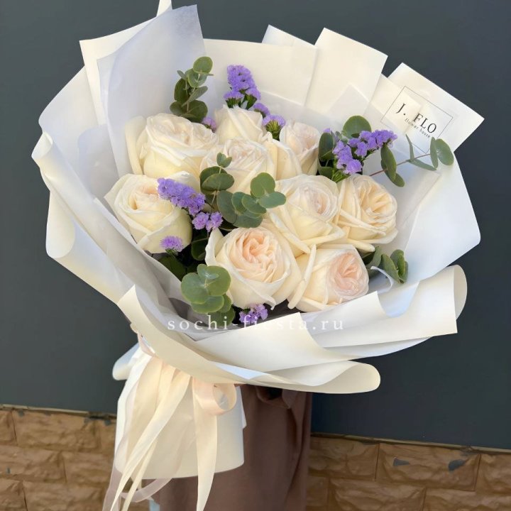 Букет из роз Вайт охара в Севастополи