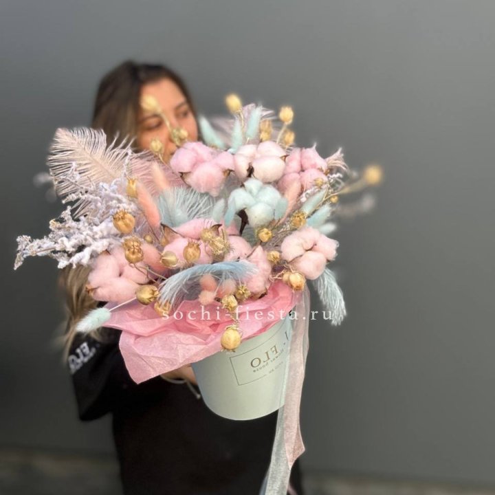 Авторский бокс с сухоцветами №2 в Севастополи