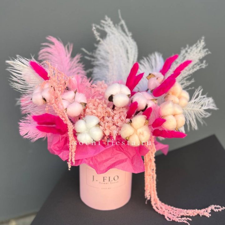 Авторский бокс с сухоцветами №1 в Севастополи