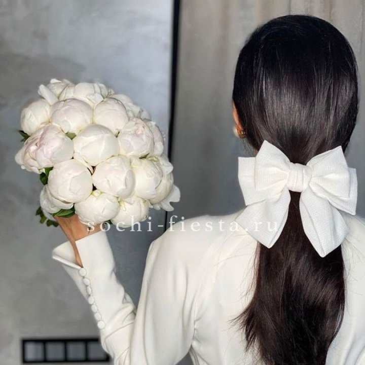 Свадебный букет пионов в Севастополи
