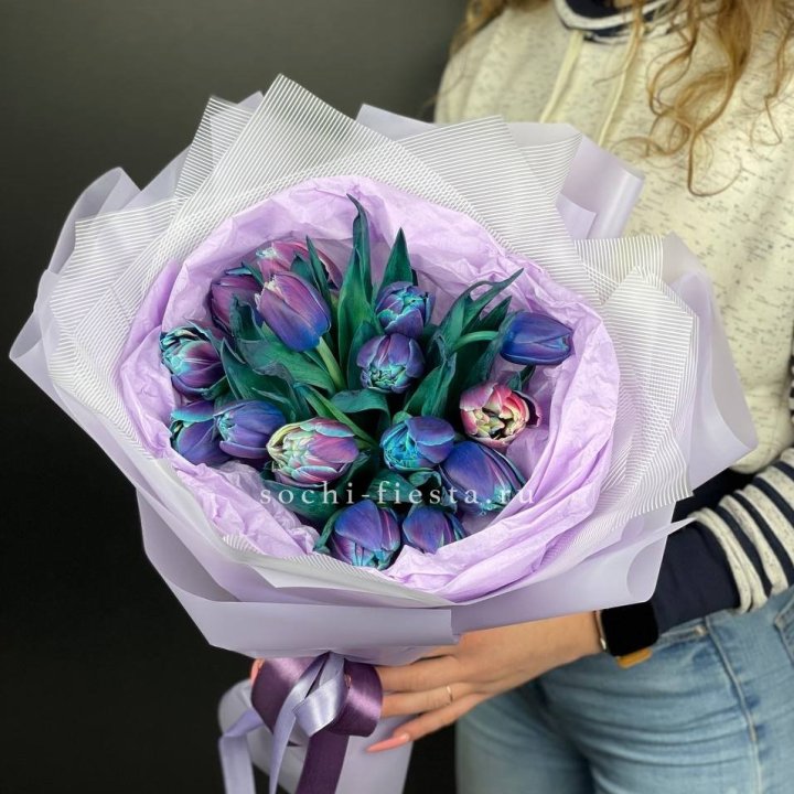Букет тюльпанов "Пандора" в Севастополи