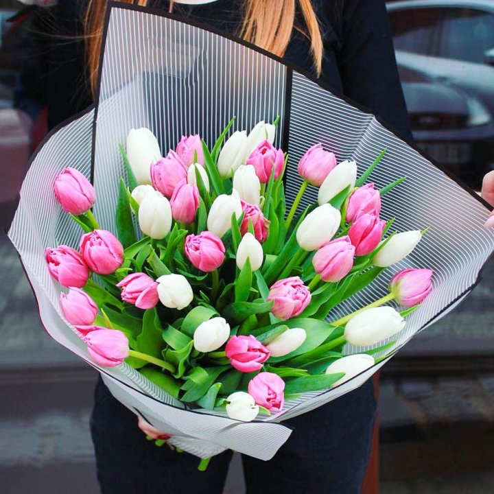 29 тюльпанов микс в Севастополи